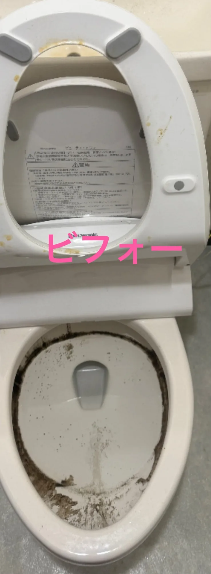 トイレの清掃前
